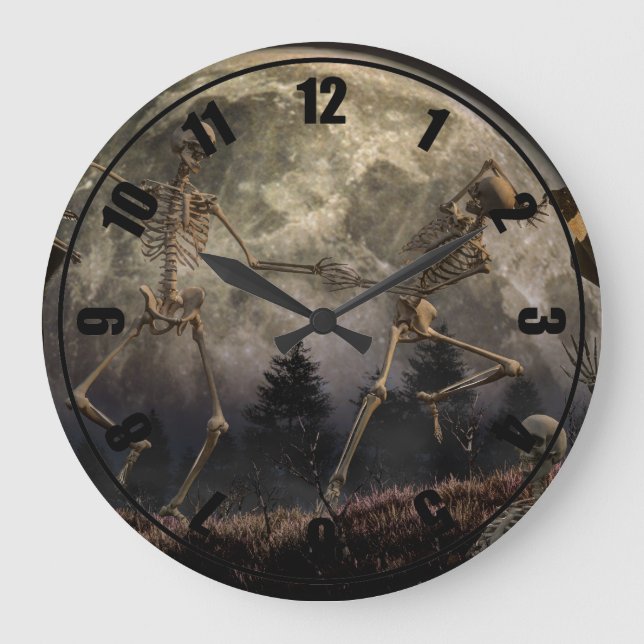 Danse Macabre Large Clock (Front)