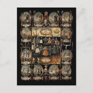 Danse Macabre Postcard