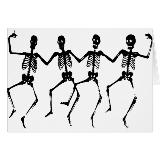 Danse Macabre - skeletons Cards (Front Horizontal)