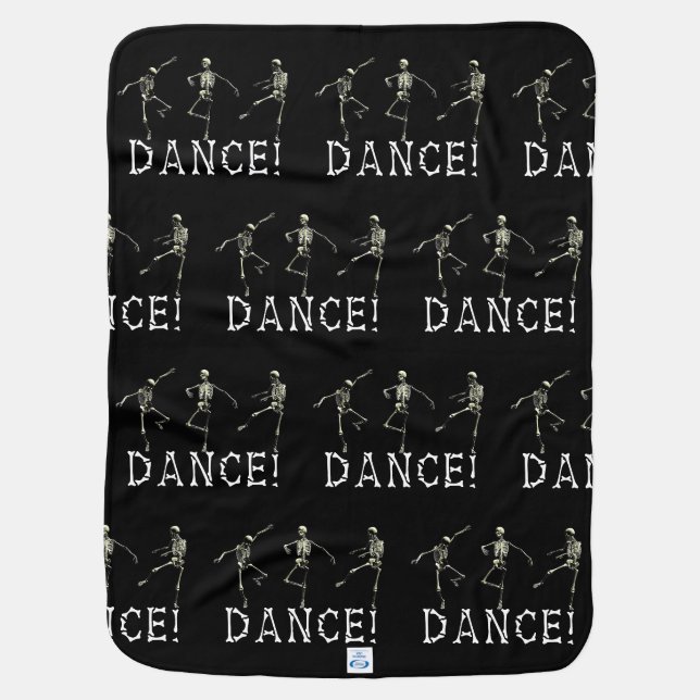Danse Macabre Stroller Blanket (Back)