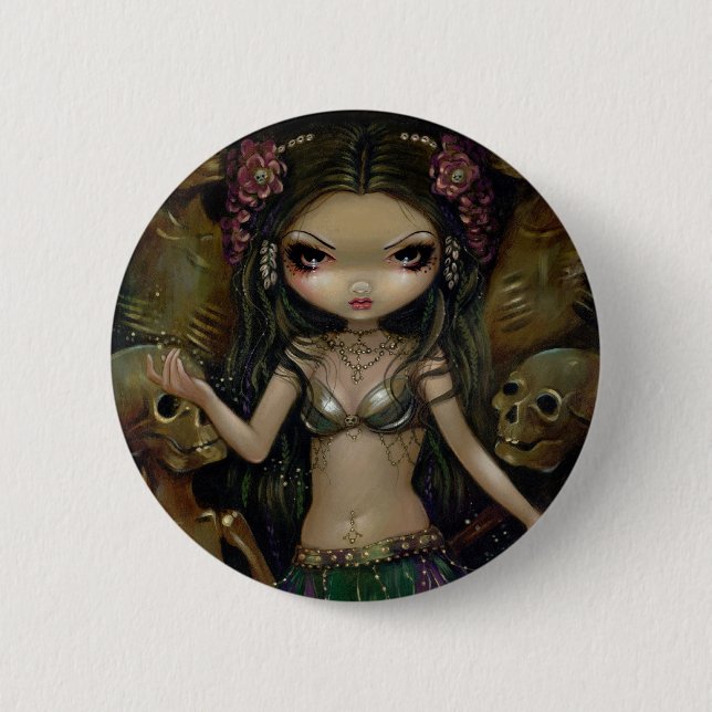 "Danse Macabre :  Tribal Fusion" Button (Front)