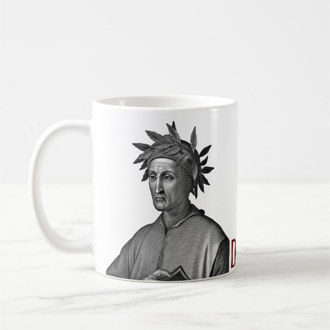 Dante Alighieri Coffee Mug (Left)