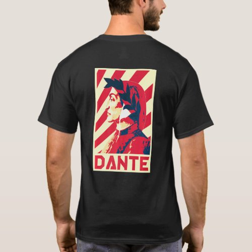 Dante Alighieri Famous Italian Poet And Writer T_Shirt