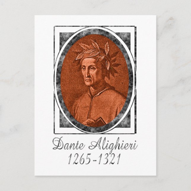 Dante Alighieri Postcard (Front)