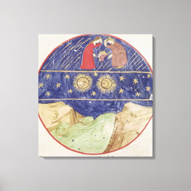 Dante and Beatrice Canvas Print (Front)