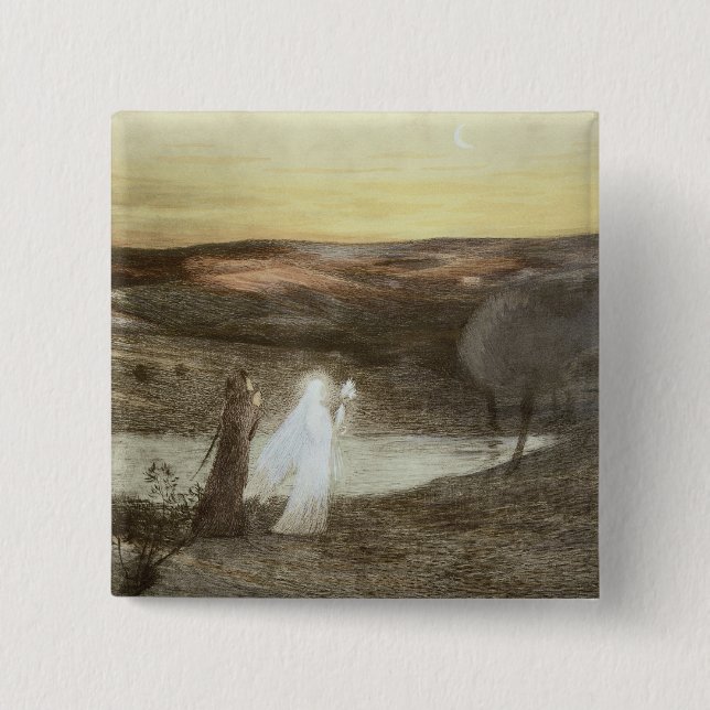 Dante and Beatrice, from 'L'Estampe Moderne', publ Button (Front)