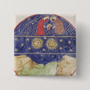 Dante and Beatrice Pinback Button