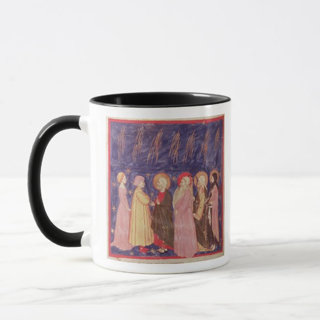 Dante and Beatrice with the Saints of Paradise Mug (Left)