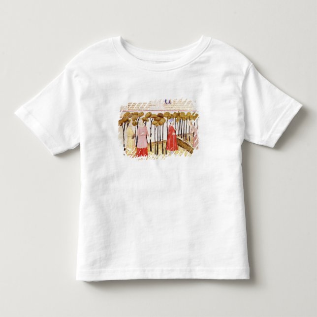 Dante and Virgil  at the Summit of Purgatory Toddler T-shirt (Front)