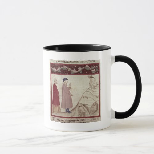 Dante and Virgil  meet the souls imprisoned Mug