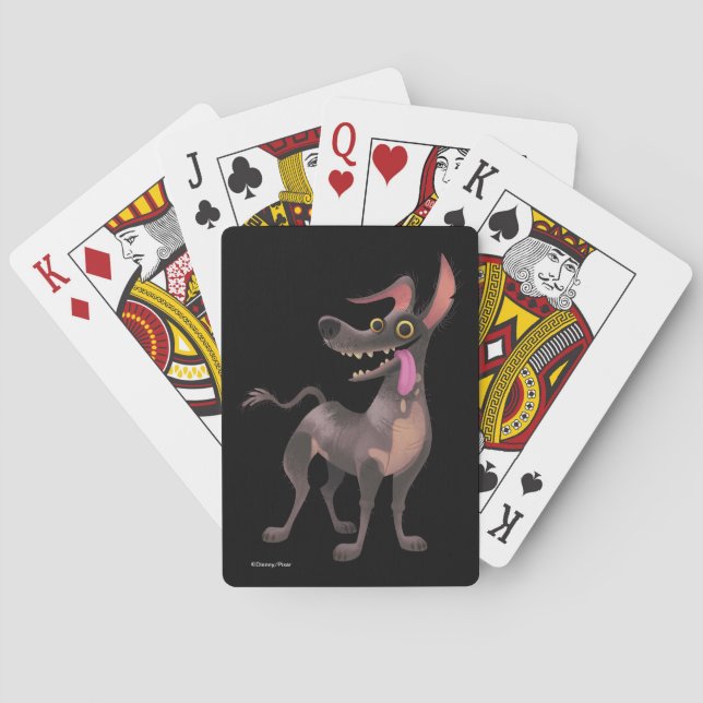 Dante | Funny Tongue Out Playing Cards (Back)