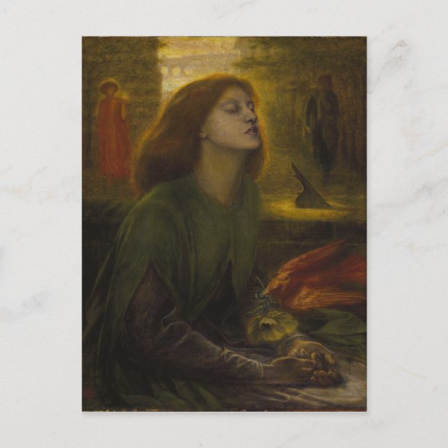 Dante Gabriel Rossetti Art Postcard (Front)