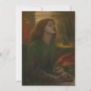 Dante Gabriel Rossetti - Beata Beatrix Invitation