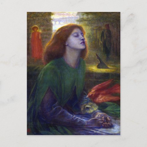 Dante Gabriel Rossetti Beata Beatrix Postcard