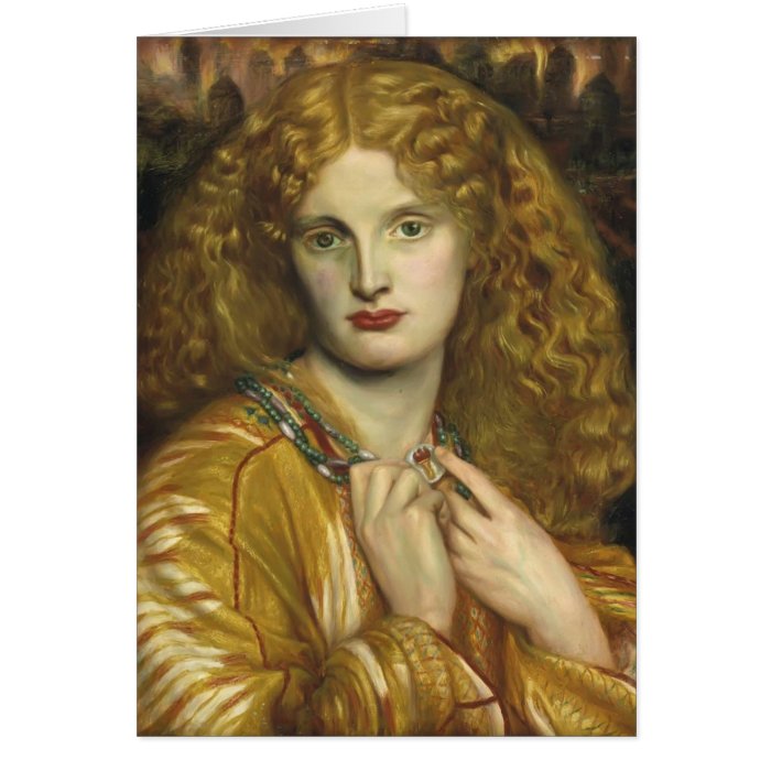 Dante Gabriel Rossetti Helen of Troy Card