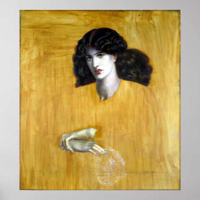 Dante Gabriel Rossetti La Donna Della Finestra Poster (Front)