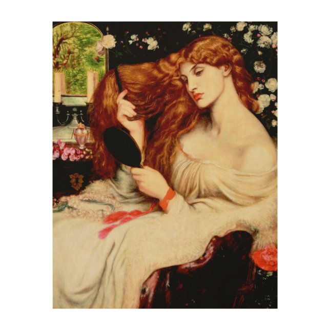 Dante Gabriel Rossetti | Lady Lilith Wood Wall Art (Front)