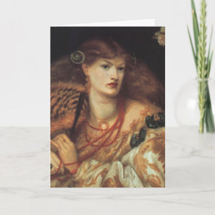Dante Rossetti Monna Vanna Greeting Card
