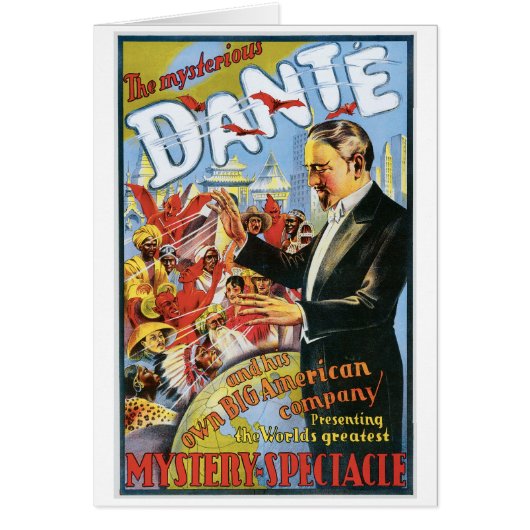 Dante ~ The Mysterious Magician Vintage Magic Act (Front)