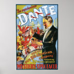 Dante ~ The Mysterious Magician Vintage Magic Act Poster at Zazzle
