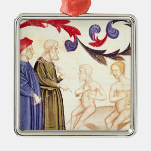 Dante, Virgil and the Plague-stricken Metal Ornament