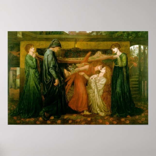 Dante's Dream At The Time Of The Death Of Beatrice Poster (Front)
