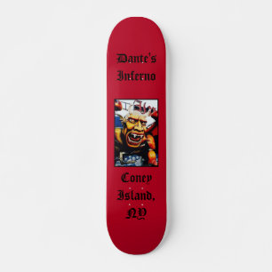 Dante's Inferno (Red) Customized Skateboard Deck