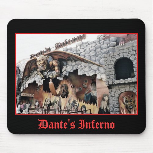 Dantes Inferno Spookhouse Mousepad