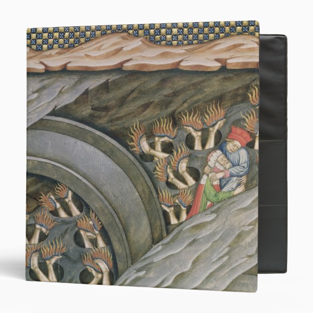 Dante's Inferno with a commentary 3 Ring Binder (Front/Inside)