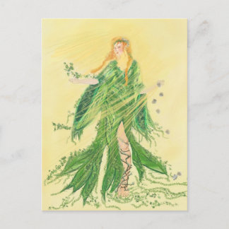 Danu - Déesse du Printemps Postcard