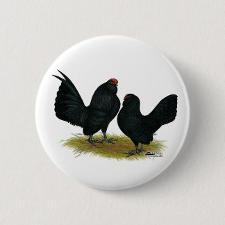 D'Anvers Black Bantams Button