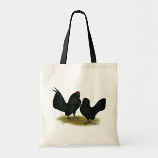 D'Anvers Black Bantams Tote Bag