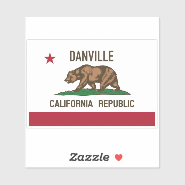 Danville California Sticker (Sheet)