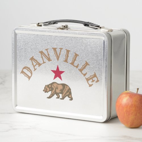 Danville California T_Shirt Metal Lunch Box