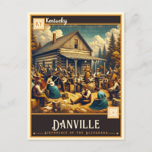 Danville Kentucky   Vintage Postcard