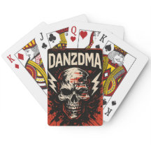 DANZDMA SKULL playing cards