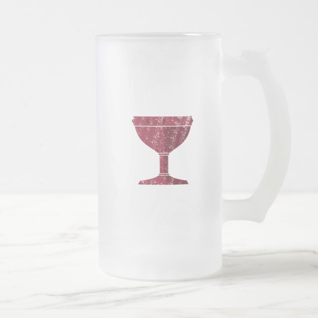 DAoC Albion Frosted Glass Mug 16oz (Right)