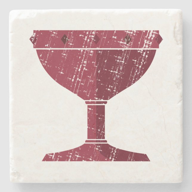 DAoC Albion Marble Stone Coaster (Front)