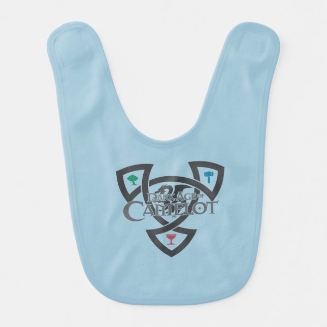 DAoC Knot Baby Bib - Boy (Front)