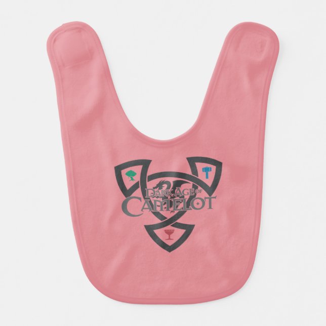 DAoC Knot Baby Bib - Girl (Front)