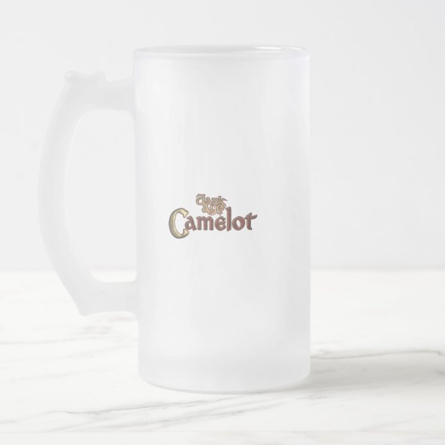 DAoC Midgard Frosted Glass Mug 16oz (Left)