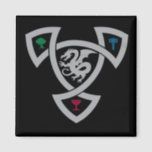 DAoC Square Magnet<br><div class="desc">Exclusive Dark Age of Camelot square magnet with knot logo.</div>