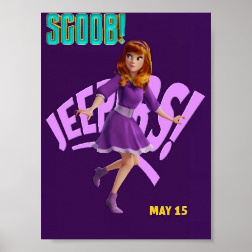 Daphne Blake Scoob Title Jeepers Poster