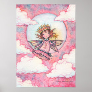 Daphne Fairy Princess Art by Molly Harrison Poster