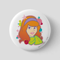 Daphne Groovy Graphic Pinback Button