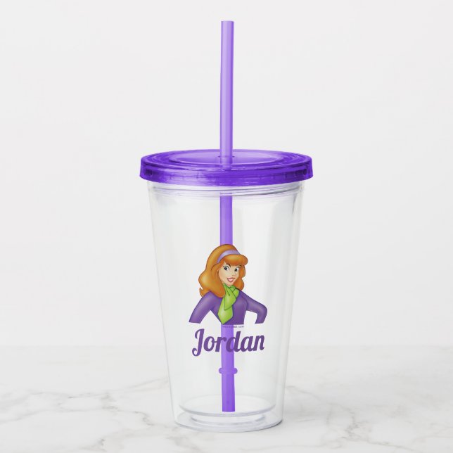 Daphne Smiling Acrylic Tumbler (Front)