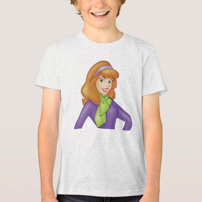 Daphne Smiling Tri-Blend Shirt (Front)