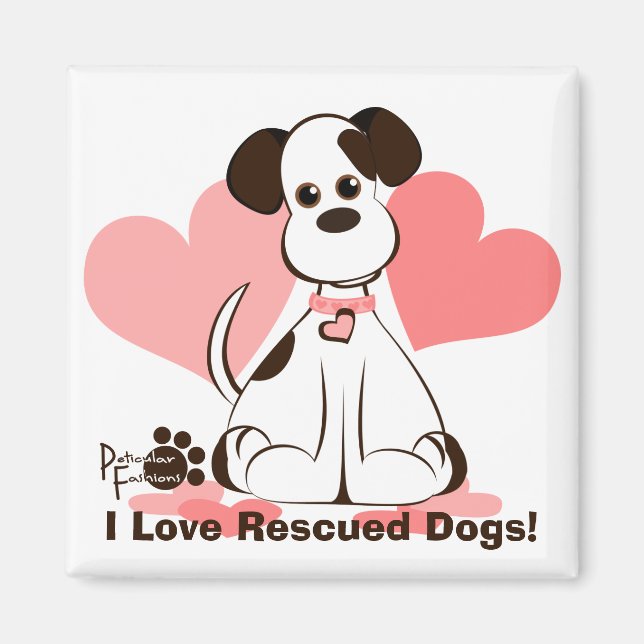 Daphne the Adopted Dog Magnet (Front)