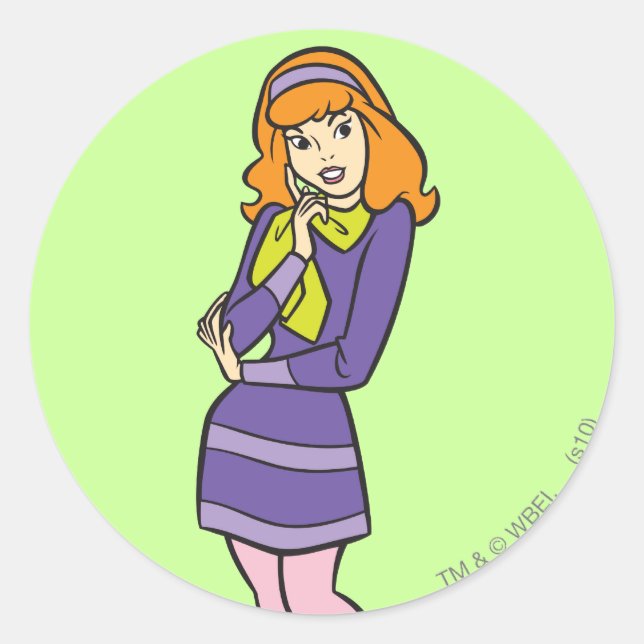 Daphne Wondering Classic Round Sticker (Front)