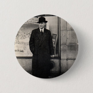 dapper 1930s man photo button